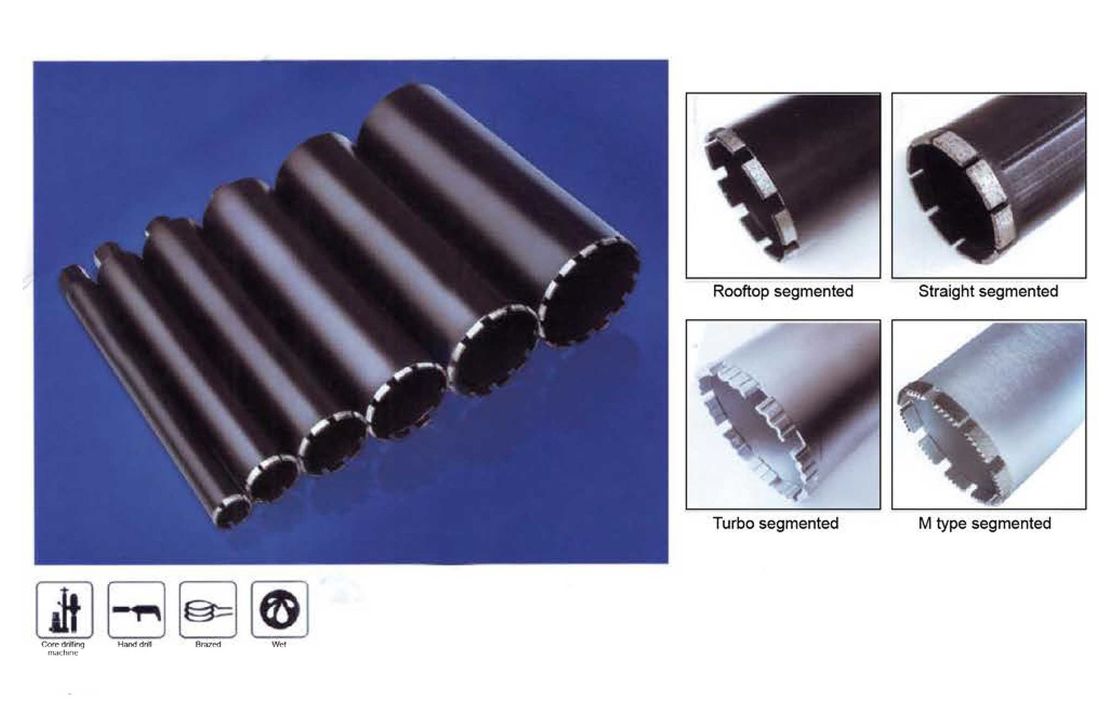 Regelmäßiger Stahlbeton-Kernbohrer-Zentrierbohrer 25MM bis 356 Millimeter